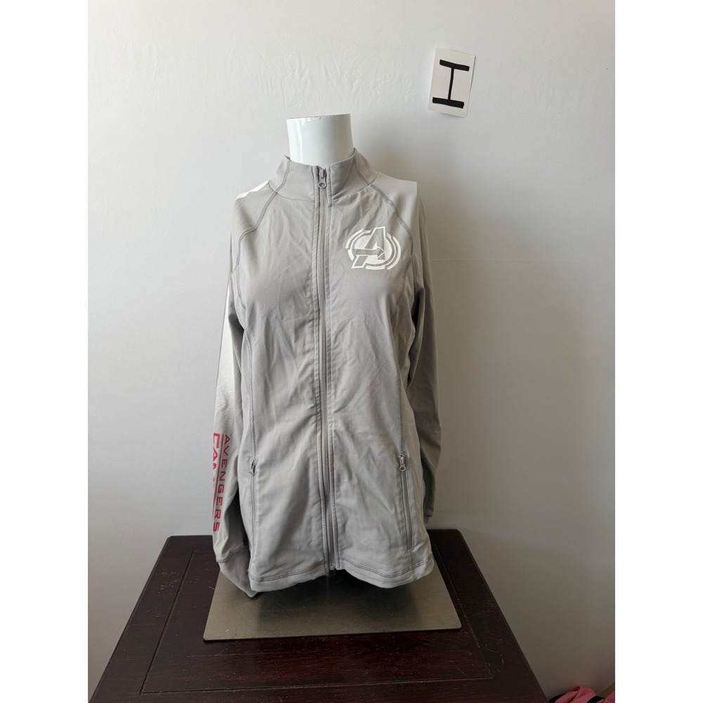 Marvel Track Jacket Avengers Campus Disney California Adventure Grey